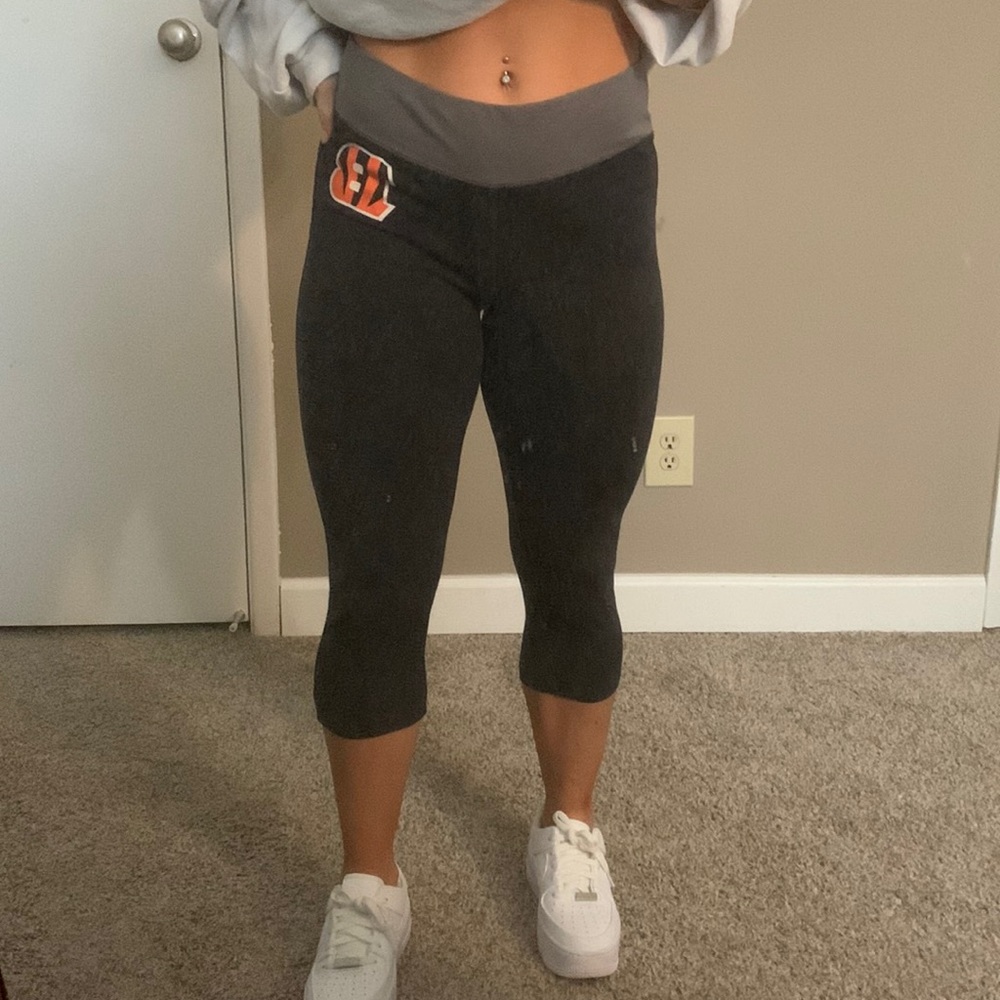 Bengals cropped leggings